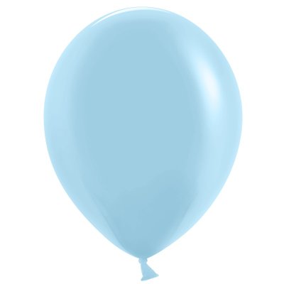 Латексные шары с гелием «Голубой пастель» 30 см